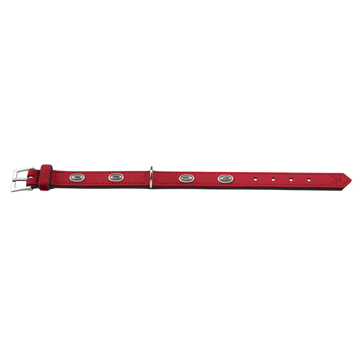 Hunter  Dog Halsband Softie Stone rot/schw 51-58 cm | 843616