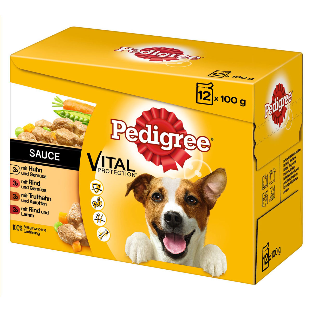Pedigree  Portionsbeutel Adult in Sauce im Multipack 12 x 100g | 861875