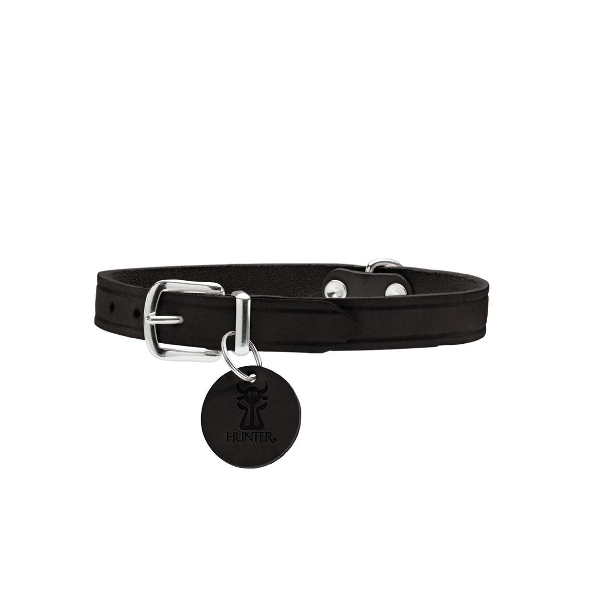 Hunter  Halsband Aalborg Softvollrindleder schwarz 60 | 865577