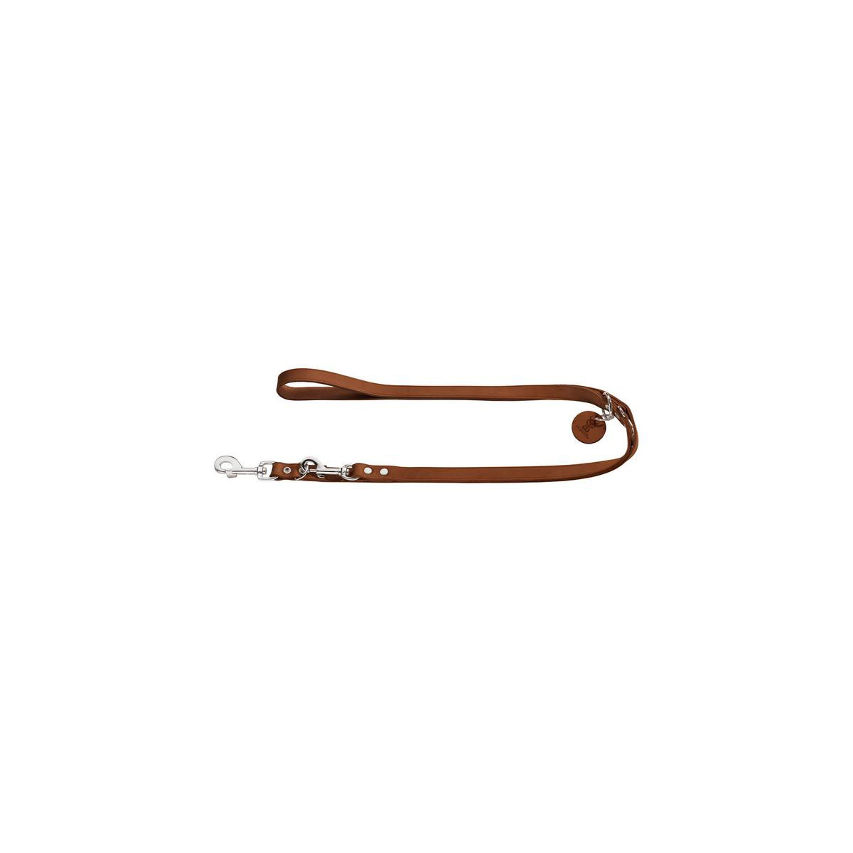 Hunter  Verstellbare Führleine cognac 13 mm/200 cm | 865658