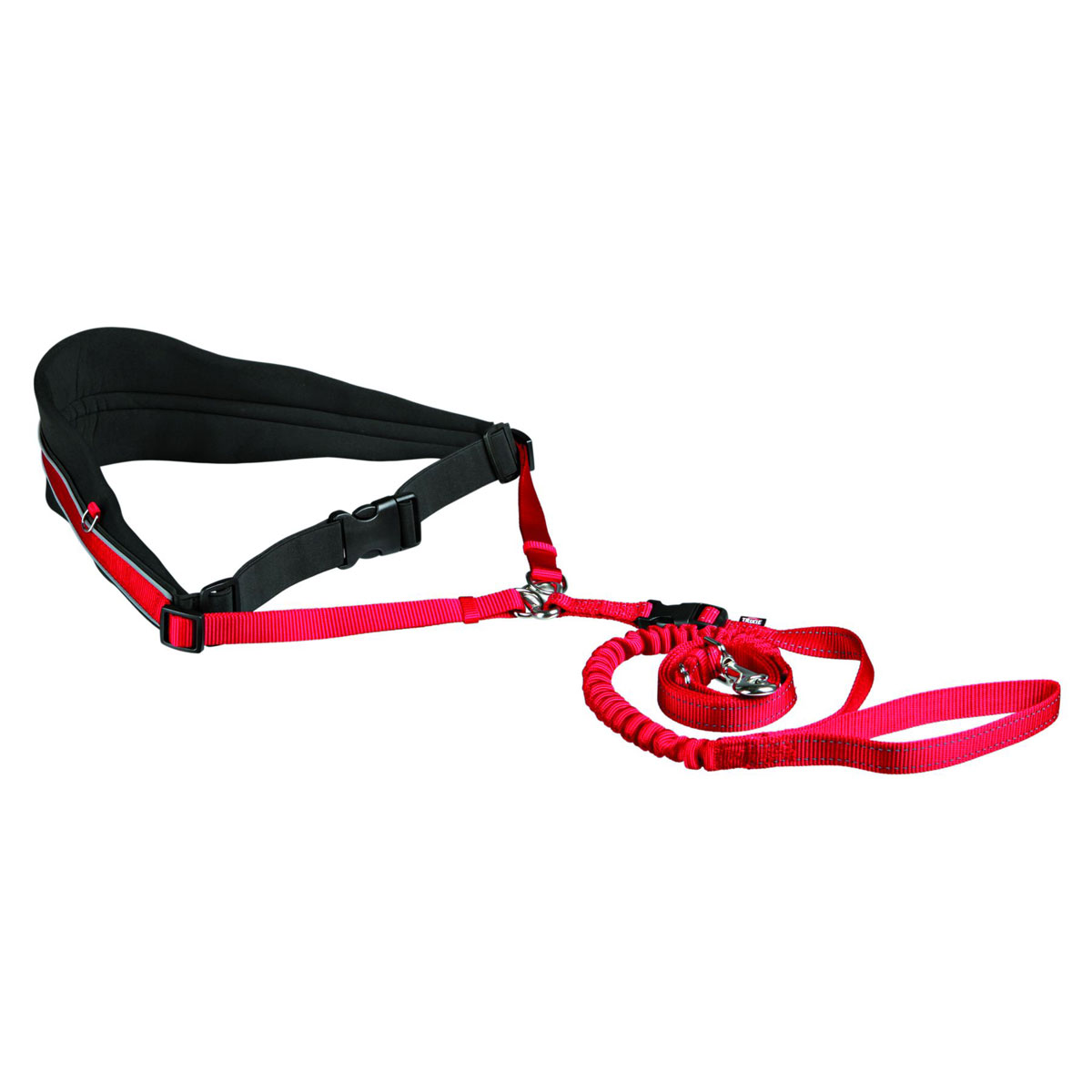 Trixie  Bauchgurt mit Leine breit rot | 880932