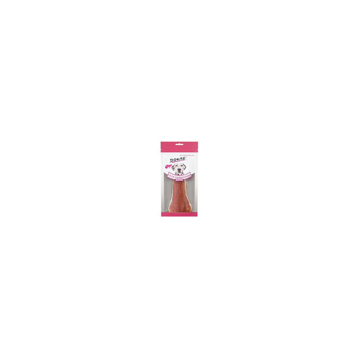 Dokas  Dog Snack 15 cm Kauknochen mit Ente 1Stück | 892046
