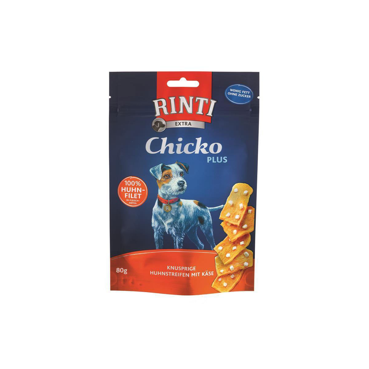 Chicko Plus Käsewürfel mit Huhn 80g | 895528