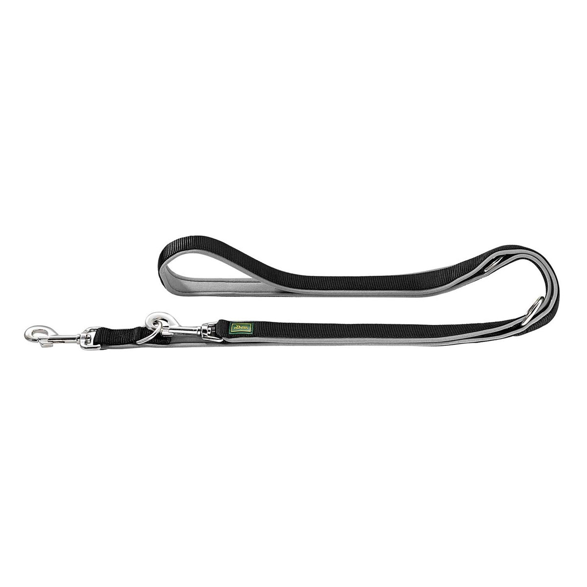 Hunter  Verstellbare Führleine Neopren schw/grau 15/200 | 924035