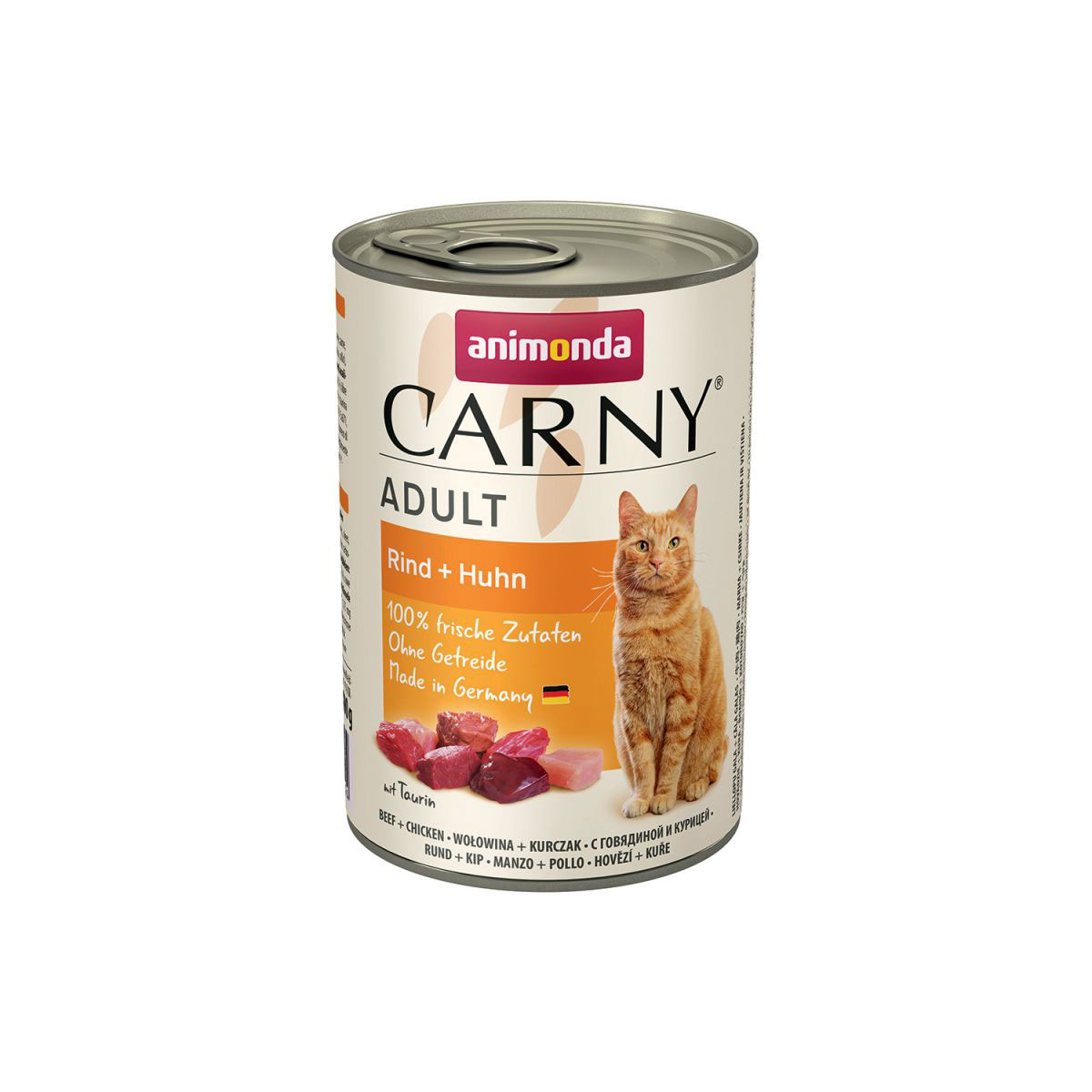 Carny Nassfutter Adult Huhn und Rind 400 g | 935303